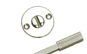 Flush Emergency Release - Polished Chrome Plate