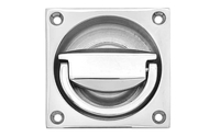 Flush Handle 75 x 75 mm - Imitation Bronze