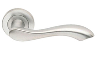 Gamma Lever on Rose - Polished Chrome Plate