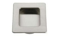 Inset Handle 50 x 50 mm - Polished Chrome Plate