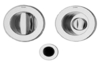 Inset Privacy Turn and Release c/w Finger Pull - Polished Chrome Plate