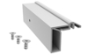 Lux Angled Grab Bar 674 mm - Polished Chrome Plate