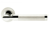 Lydia Lever on Rose - Polished Chrome and Satin Chrome