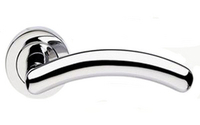 Mailand Lever on Rose - Polished Chrome Plate