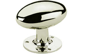 Oval Mortice Knobs 68mm - Antiqued Rustic Bronze