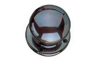 Plain Bun Knob 64 mm - Polished Gunmetal Bronze