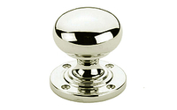 Plain Bun Knobs 51mm - Antique Brass