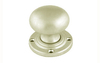 Plain Bun Knobs 51mm - Satin Nickel Plate