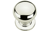 Plain Bun Shape 63 mm Mortice Knob Concealed Fix Rose - Polished Chrome Plate