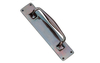 Pull Handle on Backplate 305 x 64 mm - Polished Gunmetal Bronze