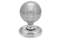 Reeded Ball Knobs 55 mm - Imitation Bronze