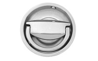 Round Flush Handle 65 mm - Imitation Bronze
