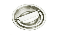 Round Flush Handle 65 mm - Satin Nickel Plate