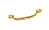 Sash Window Pull Handle 102 mm - Polished Brass Lacquered