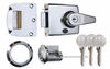 SDS Auto-Deadlocking Nightlatch 60mm Backset - Satin Chrome Plate