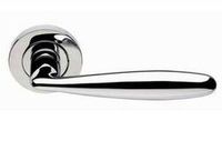 Stylo Lever on Rose - Satin Chrome Plate