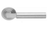 Tasmania Round Rose Lever - Satin Stainless Steel