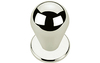 Tear Drop Shape Mortice Knob Concealed Fix Rose - Satin Nickel Plate
