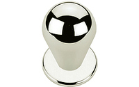 Tear Drop Shape Mortice Knob Concealed Fix Rose - Satin Nickel Plate