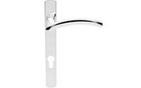 Verde Lever Left Hand - Satin Chrome Plate