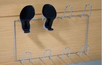 Wall Mounted Wire Shoe Rack - Standard finish