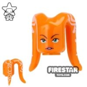 Arealight Mini Figure Heads - Hera - Orange