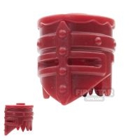 BrickWarriors - Crusader Helm - Dark Red