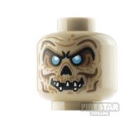 Custom Minifigure Head Crypt Ghoul