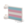 Custom Printed Flag with 2 Holders 2x2 Trans Flag