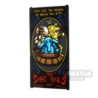 Custom Printed Window Glass 1x4x6 Max Rebo Poster