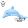 LEGO Animals Mini Figure - Dolphin - Bright Light Blue