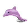 LEGO Animals Mini Figure - Dolphin - Medium Lavender