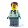 LEGO City Minfigure Wildlife Rescue Veterinarian Brown Hair