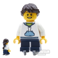 LEGO City Mini Figure - White Hoodie Ice Skates