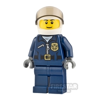 LEGO City Minifigure Helicopter Pilot Small Smile