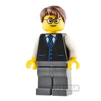 LEGO City Minifigure Launch Director with Black Vest