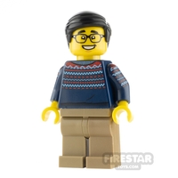 LEGO City Minifigure Man with Knit Sweater