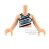 LEGO Friends Minifigure Torso Swimsuit with Stripes