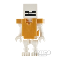 LEGO Minecraft Minifigure Skeleton with Cube Skull