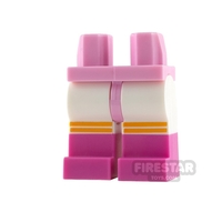 LEGO Mini Figure Legs Dark Pink Boots