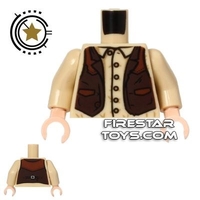 LEGO Mini Figure Torso - Cowboy Shirt and Waistcoat