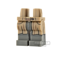 LEGO Minifigure Legs Open Jacket Tails over Trousers