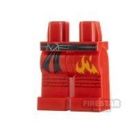 LEGO Minifigure Legs Sash and Flames