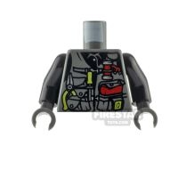 LEGO Minifigure Torso Dino Vest with Tools and Pocket Book