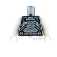 LEGO Minifigure Torso Mr Freeze Silver Armour
