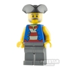 LEGO Pirate Minifigure Pirate Blue Vest