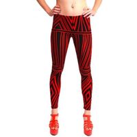 Kuccia Kuccia Leggings Kuccia Red/blk Aztec