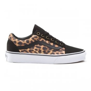 Vans Old Skool Pumps in Black Leopard print