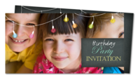 Birthday - Children Invitations Fairy light bright (FR-340)