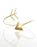 Sustainable Brass Arrows Bracelet